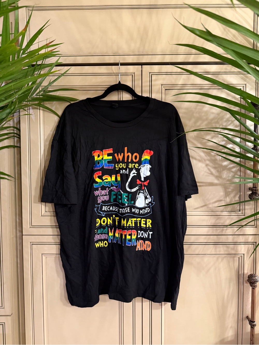 New Pod USA Dr. Seuss Book BE WHO YOU ARE Tee shirt T-Shirt Teachers Inspire 2XL